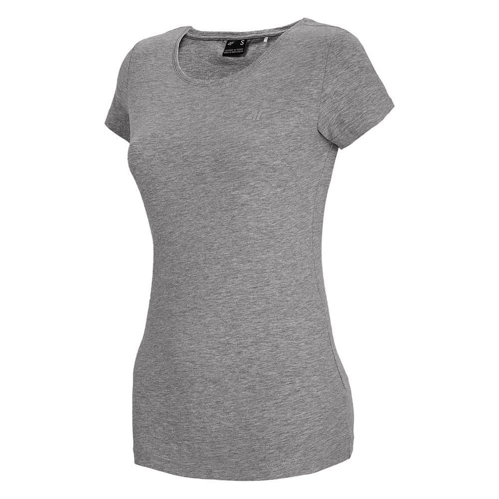 4F 4F Men's Plain Slim T-Shirt in Grey
