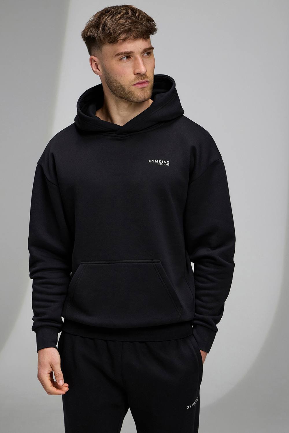 Gym King GYM KING Men's Established V2 Hood Black - 2