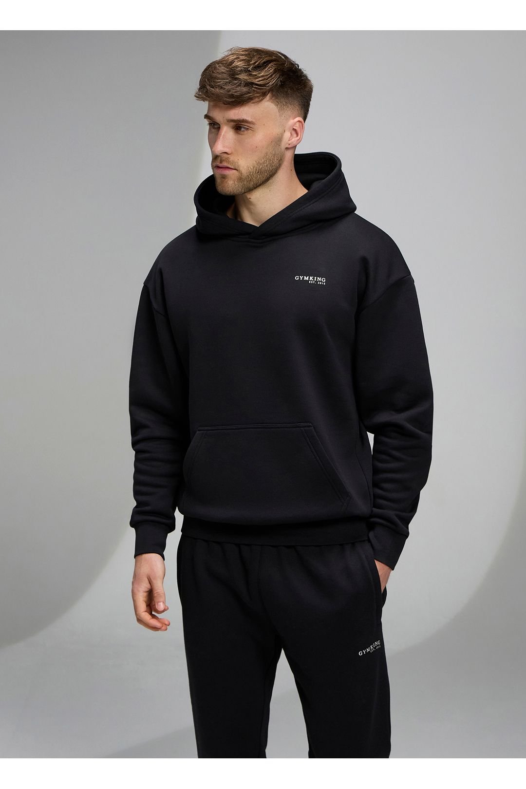 Gym King GYM KING Men's Established V2 Hood Black - 4