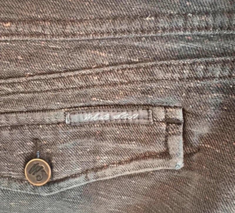 White Stuff White Stuff Grey Denim Look Micro Mini Skirt Size 16 Y2K Casual Pocket Detail