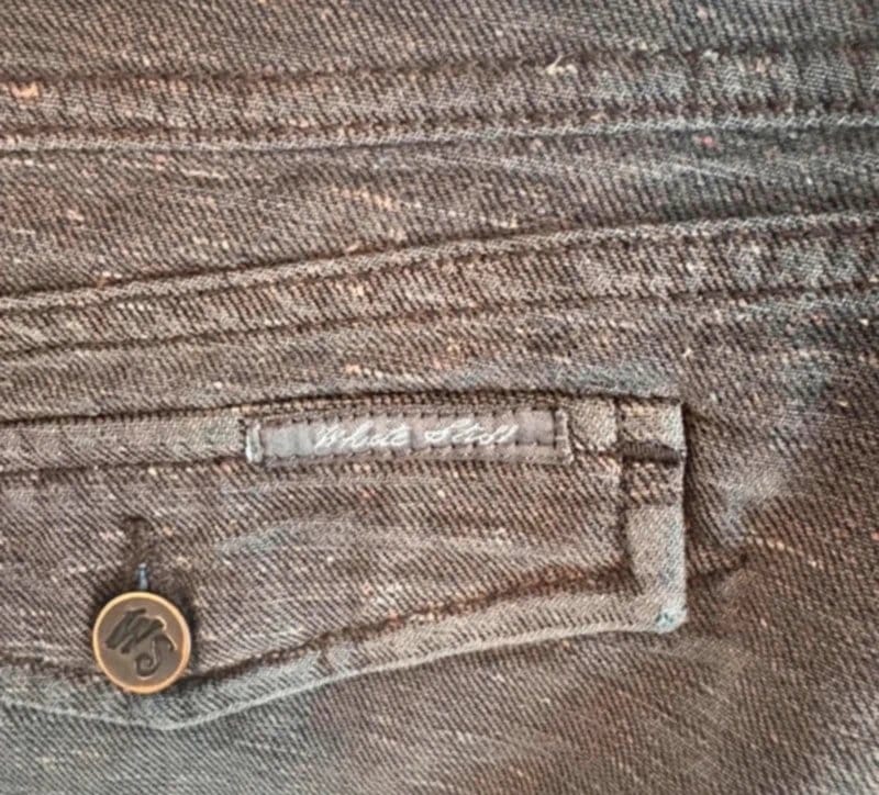 White Stuff White Stuff Grey Denim Look Micro Mini Skirt Size 16 Y2K Casual Pocket Detail - 1