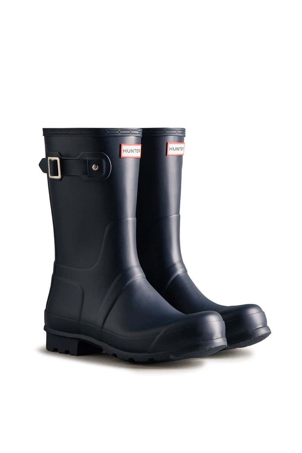 Hunter Hunter Men's Original Short Wellington Boots in Navy