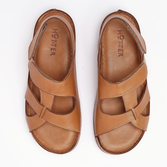 Hotter Hotter Women's Wide Fit 'Dilara' Sandals in Tan - 3