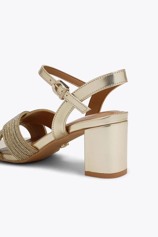 Carvela Carvela Women's 'Divine Block' Heels in Gold - 3