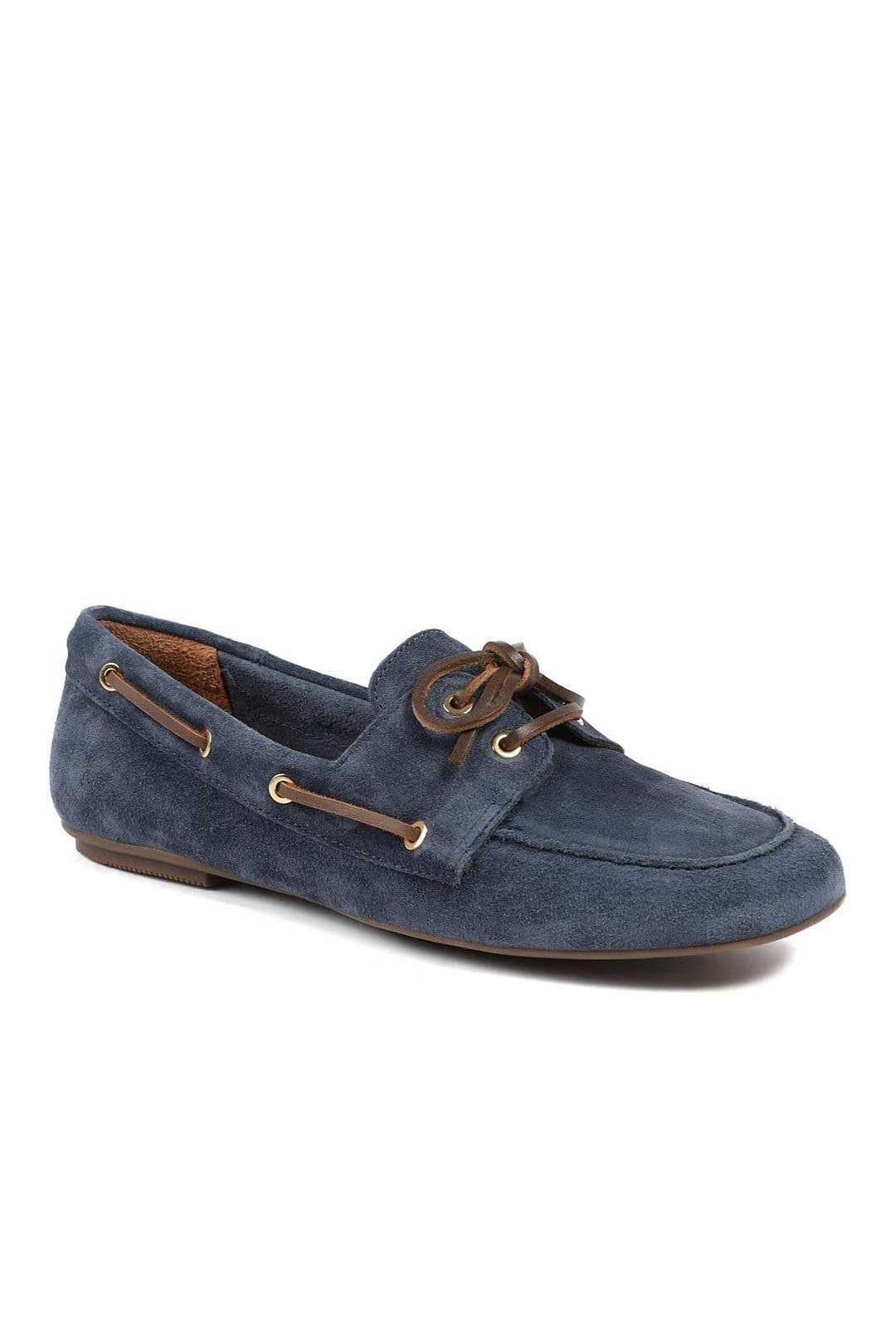 Jones Bootmaker Jones Bootmaker Women's Perissa Leather Loafers in Navy - 1