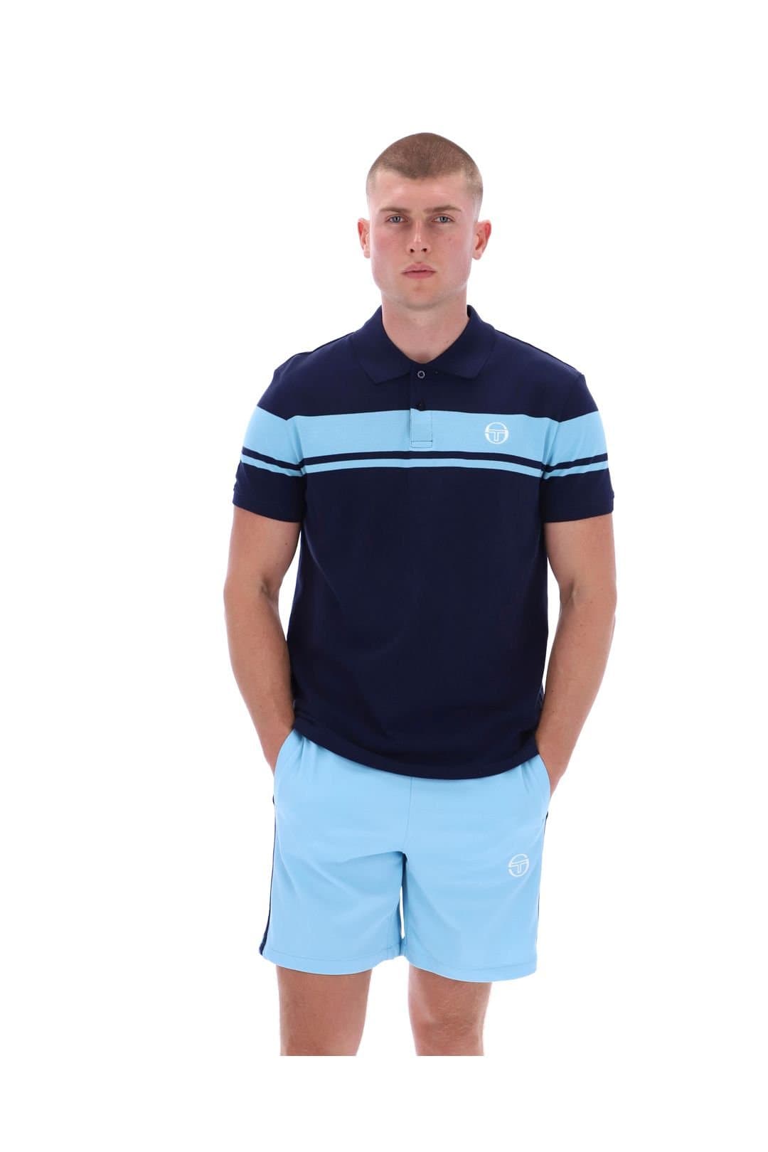 Sergio Tacchini Sergio Tacchini Men's Young Line Polo Shirt Blue