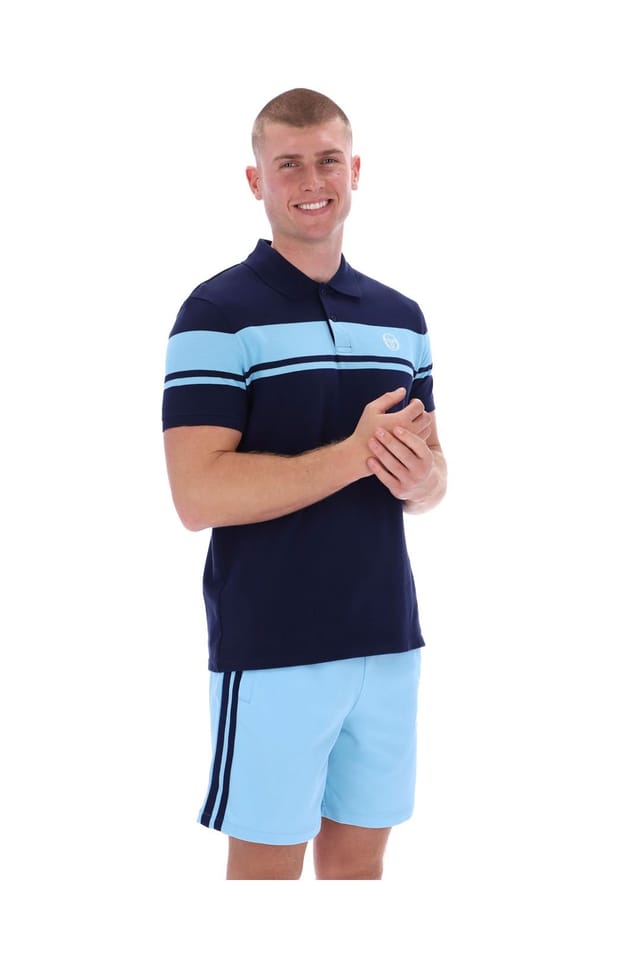 Sergio Tacchini Sergio Tacchini Men's Young Line Polo Shirt Blue - 3