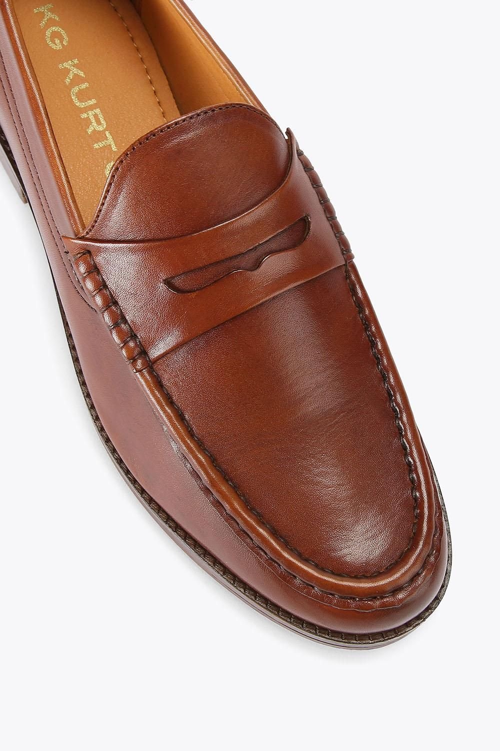 KG Kurt Geiger KG Kurt Geiger Men's 'Francis' Leather Shoes in Tan - 4