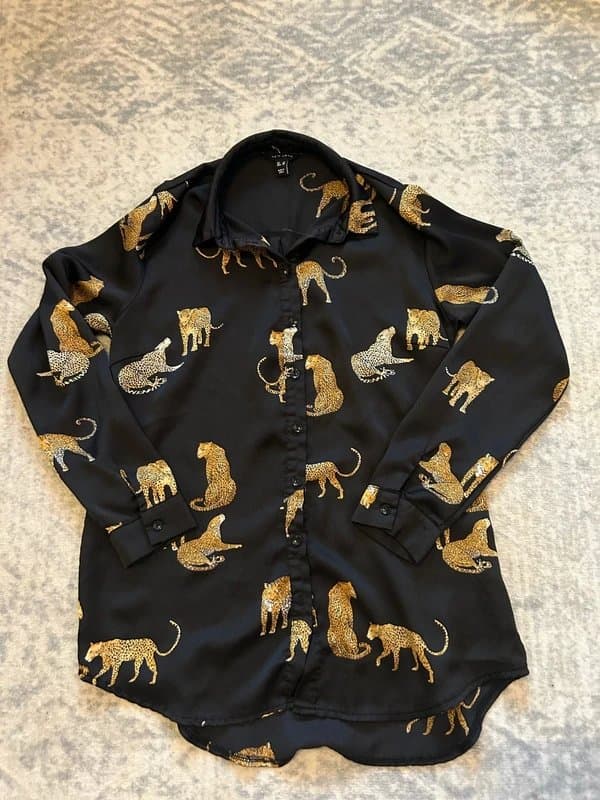 New Look Leopard shirt size 14