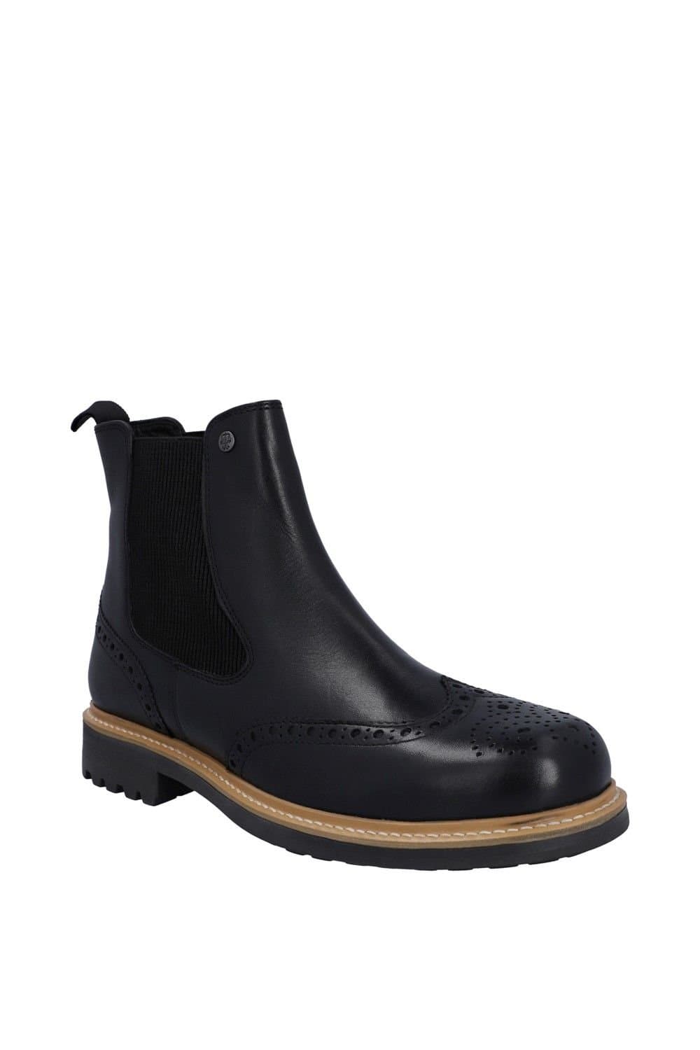 Hunter Hunter Men's Cawdor Brogue Dealer Boot in Black