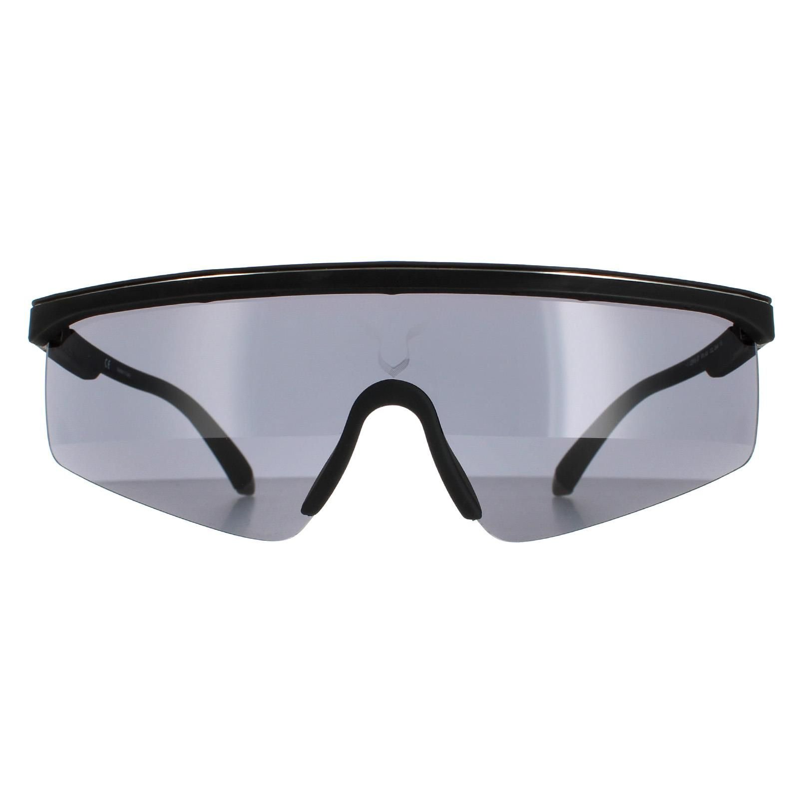 Police Police Men's Semi Rimless Black Rubber Smoke SPLA28 Lewis Hamilton - 1