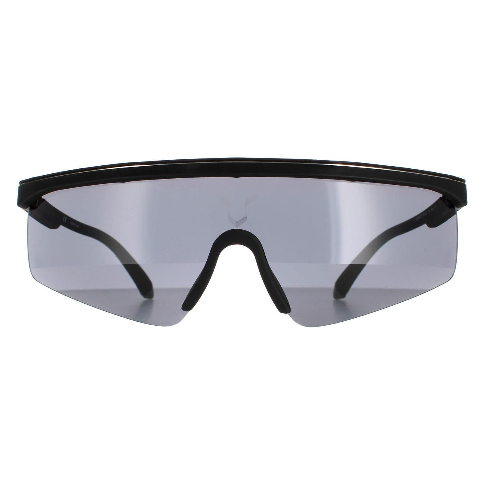 Police Police Men's Semi Rimless Black Rubber Smoke SPLA28 Lewis Hamilton