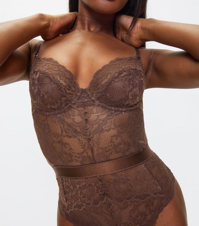 Ann Summers Women's Light Brown Hold Me Tight Bodysuit Ann Summers New Look - 2