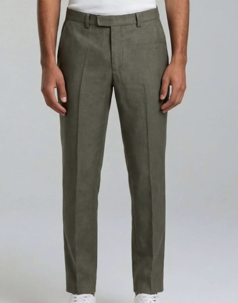 ASOS Harry Brown Giacomo slim fit suit trousers in dark green - 1
