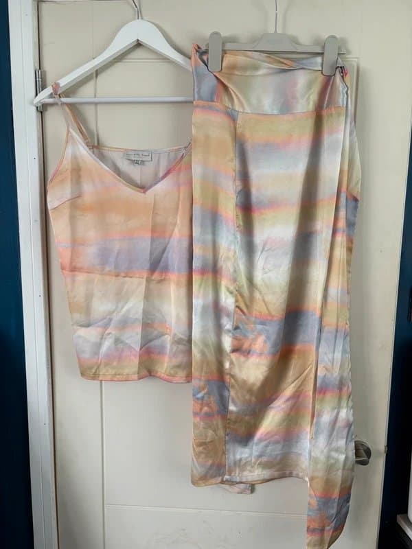 Never Fully Dressed Never fully dressed Jaspre ombré skirt and cami set size 12