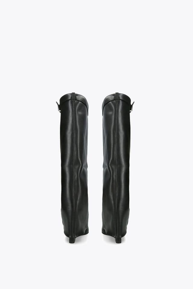 Steve Madden STEVE MADDEN Women's 'Corenne Black' Leather Boots in Black - 3