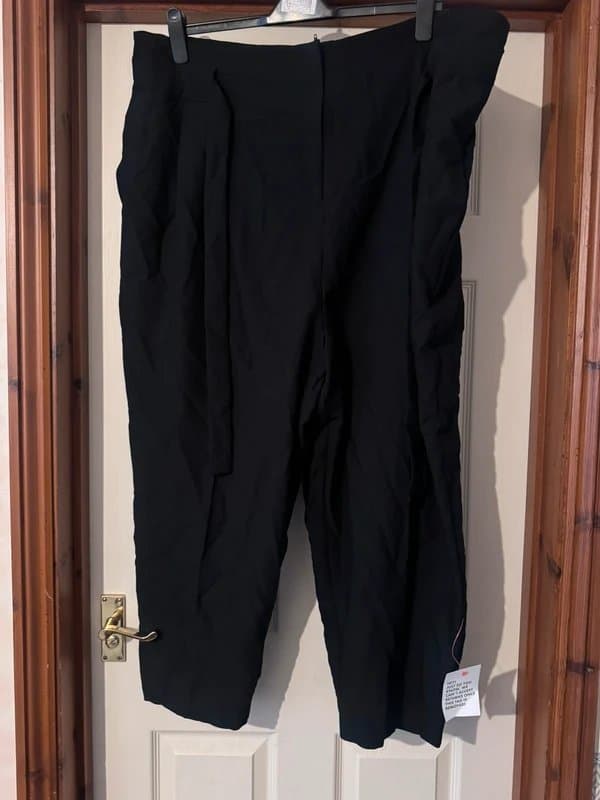 ASOS Black tie waist trousers