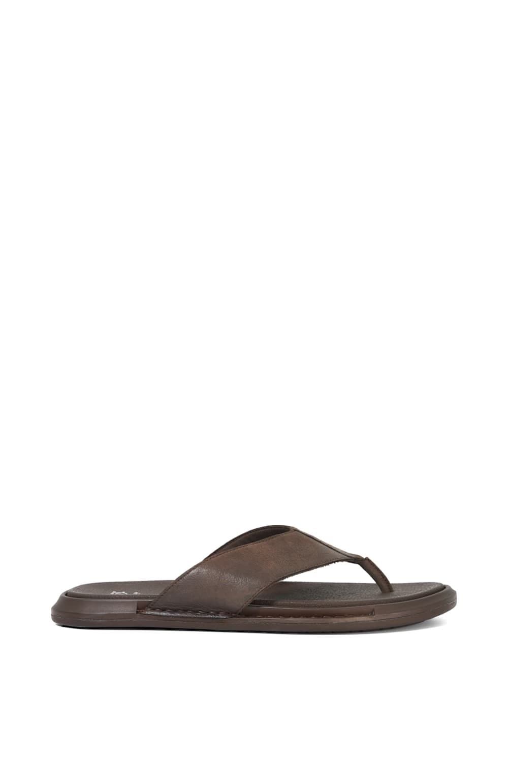 Dune London Dune London Men's 'Inside' Leather Sandals in Brown