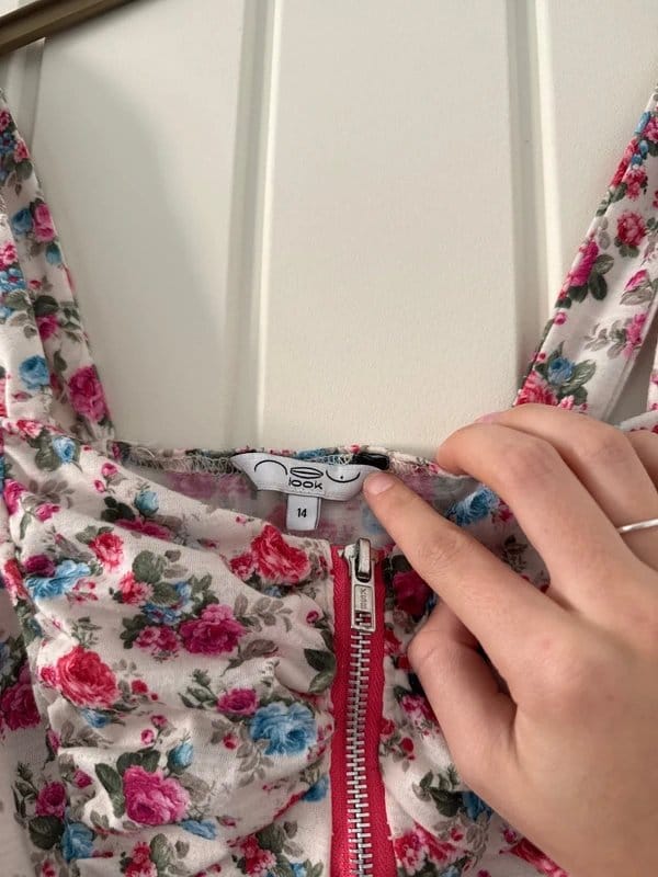 New Look Multi Floral Print Jumpsuit Size 14