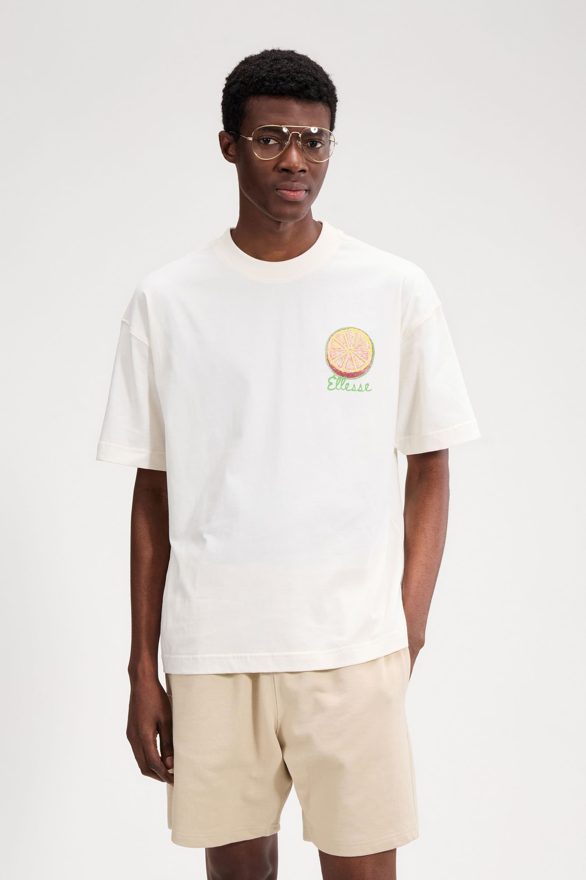 Ellesse Ellesse Men's The Citrus Tee in Off-White