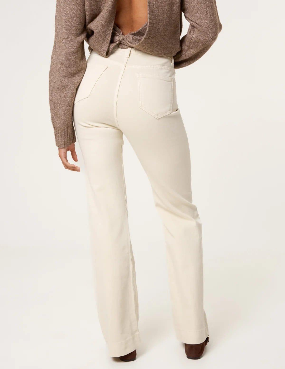 Blue Vanilla Wide Leg Deep Hem Jeans - 4