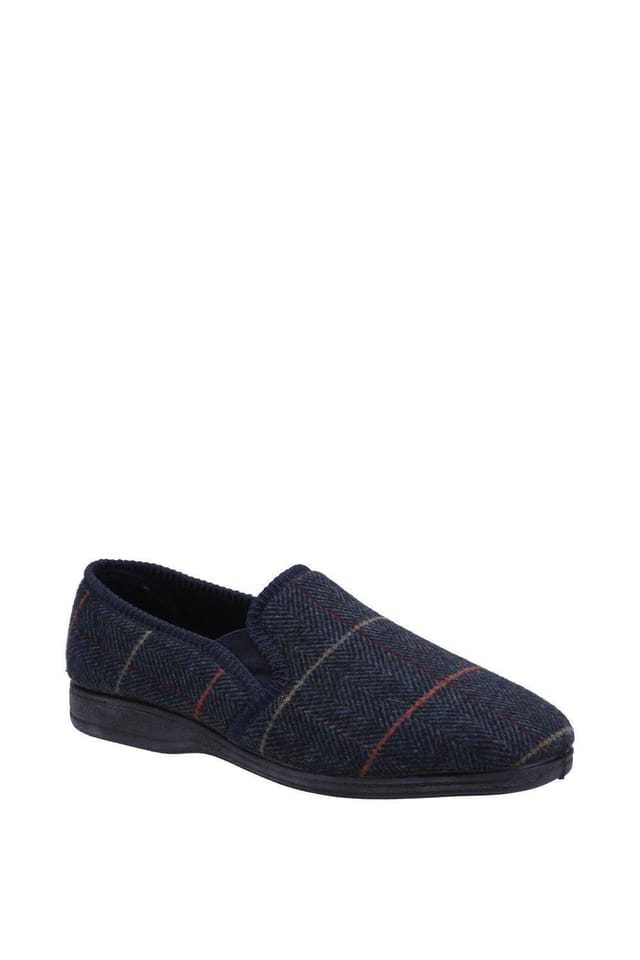 Fleet & Foster Fleet & Foster Men's Mitchell Slipper in Navy - 2
