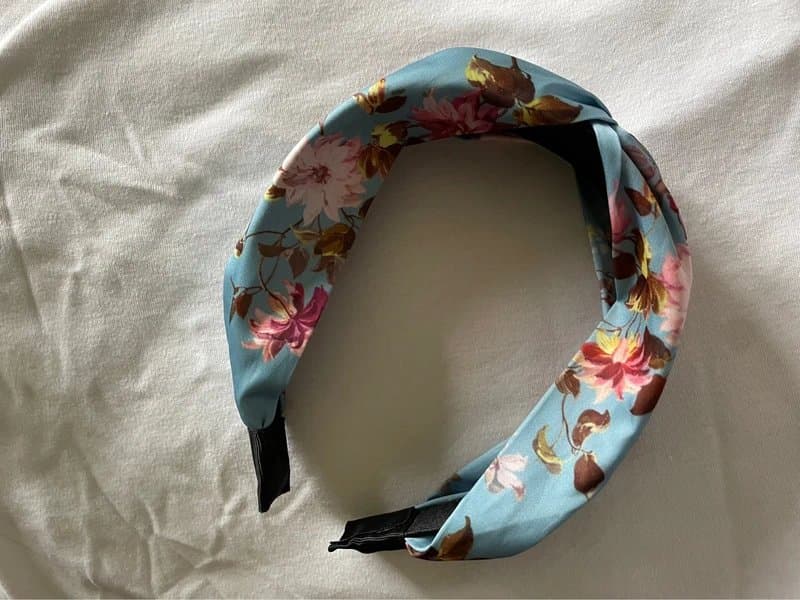 ASOS Hair band floral blue