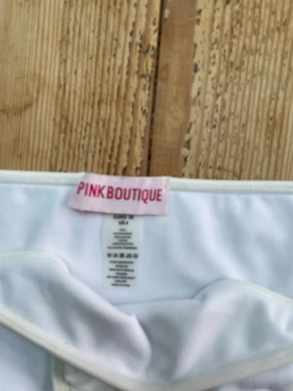 Pink Boutique Pink Boutique white jewelled bikini 8