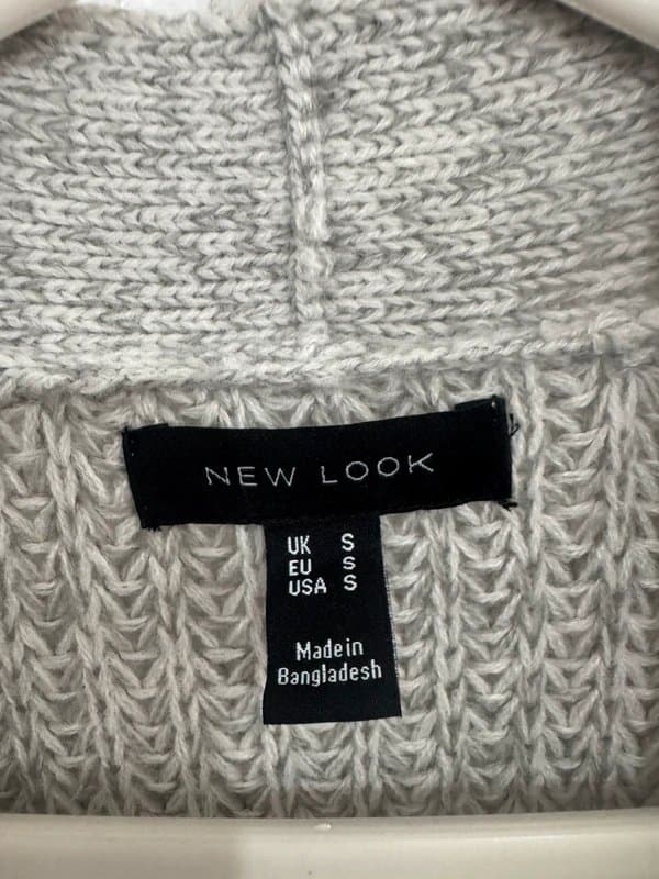 New Look Grey knitted cardigan