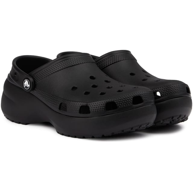 Crocs Crocs Women's 'Classic Platform' Slip-on Shoes in Black - 2