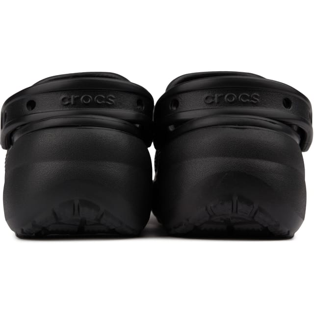 Crocs Crocs Women's 'Classic Platform' Slip-on Shoes in Black - 3
