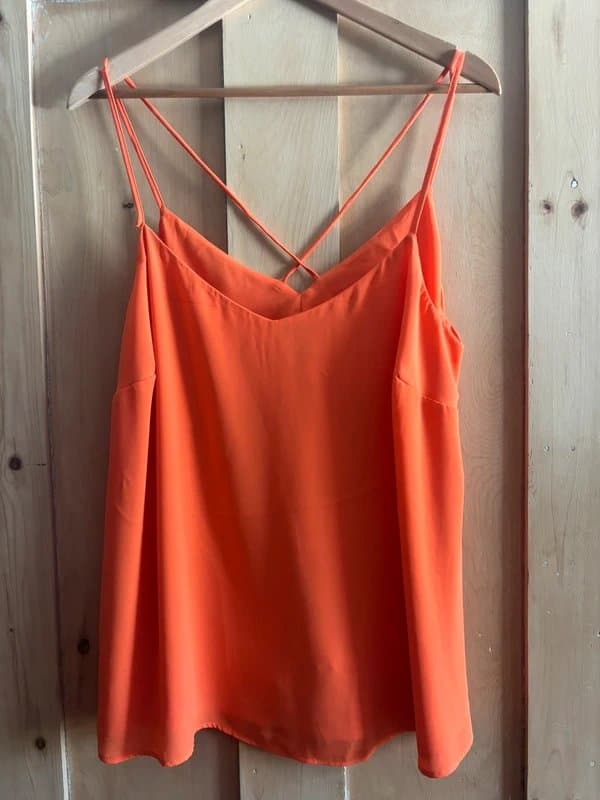 New Look Orange strappy top