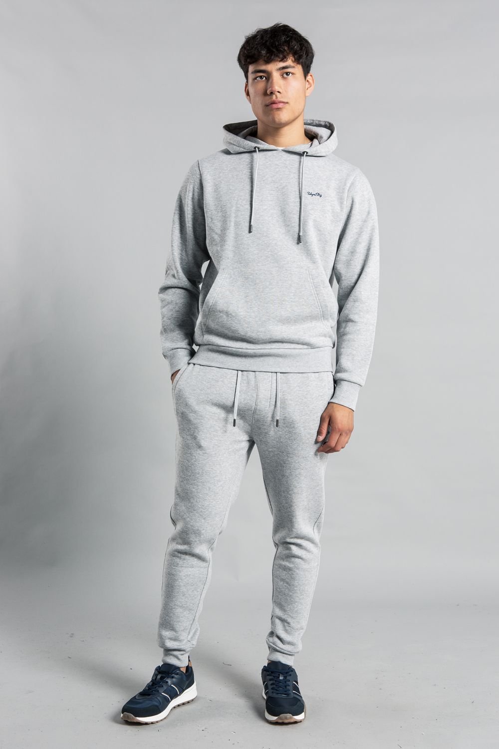 Tokyo Laundry Tokyo Laundry Men's Hoody & Jogger Co-ord Set in Light Grey - 2