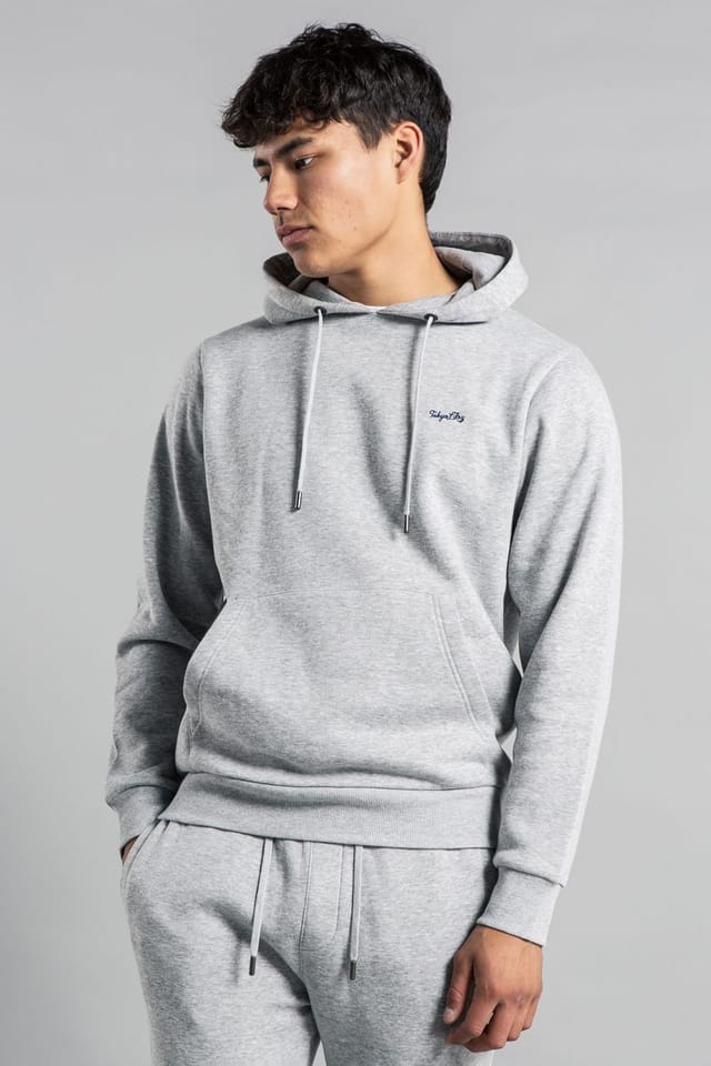 Tokyo Laundry Tokyo Laundry Men's Hoody & Jogger Co-ord Set in Light Grey - 3