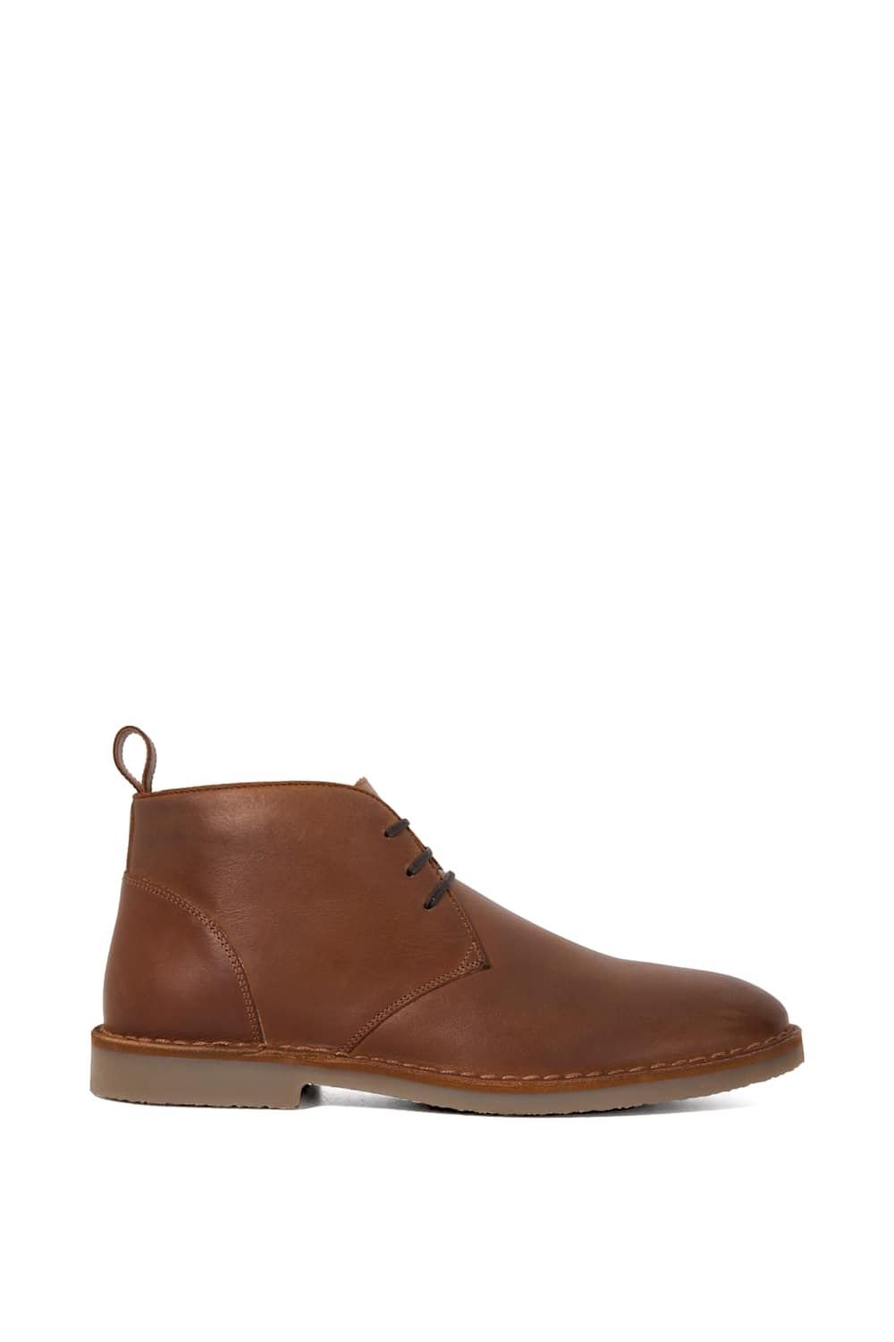 Dune London Dune London Men's 'Cashed' Leather Desert Boots in Brown - 2
