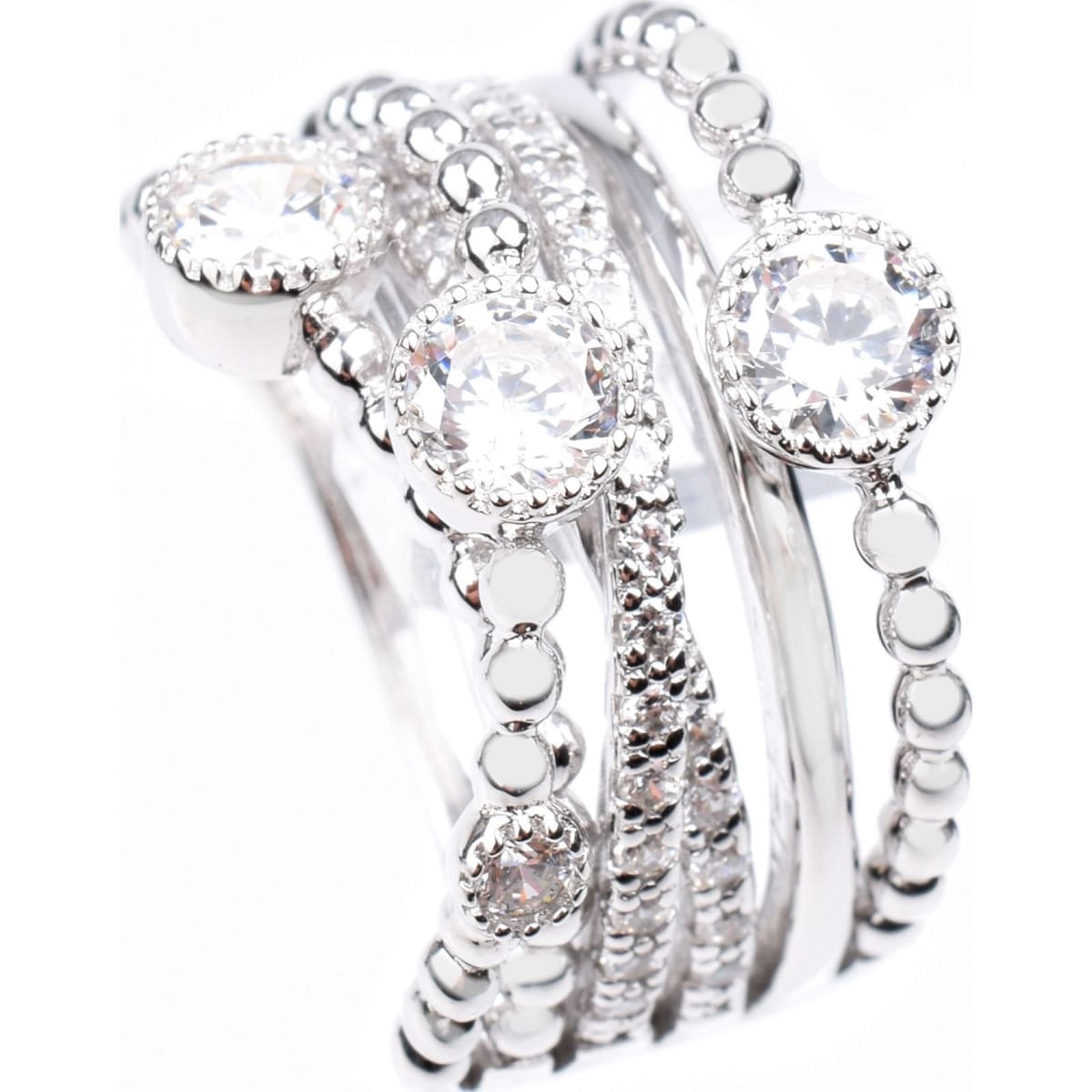 diamonfire Diamonfire Women's 6117801082170 Ring in Silver - 1