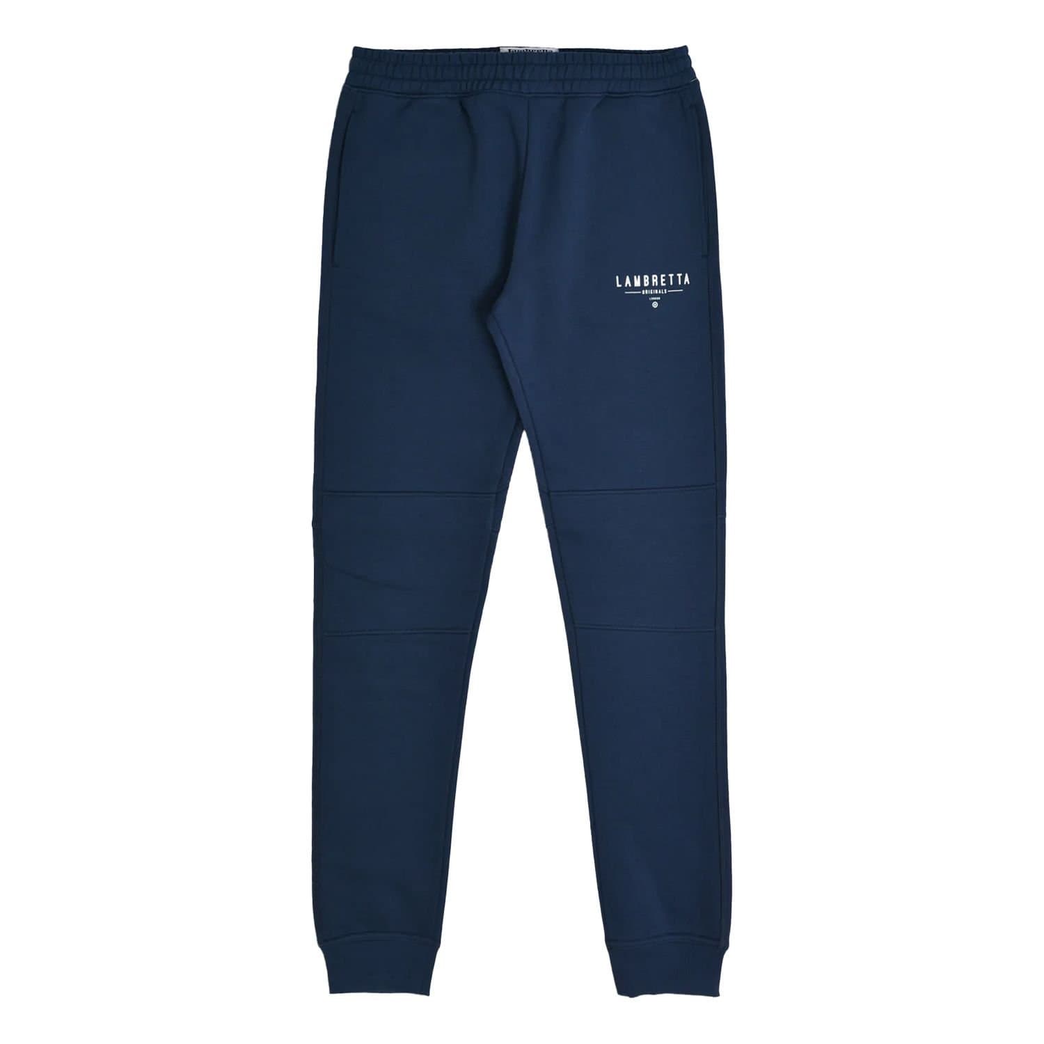 Lambretta Lambretta Navy Logo Slim Leg Jogging Bottoms