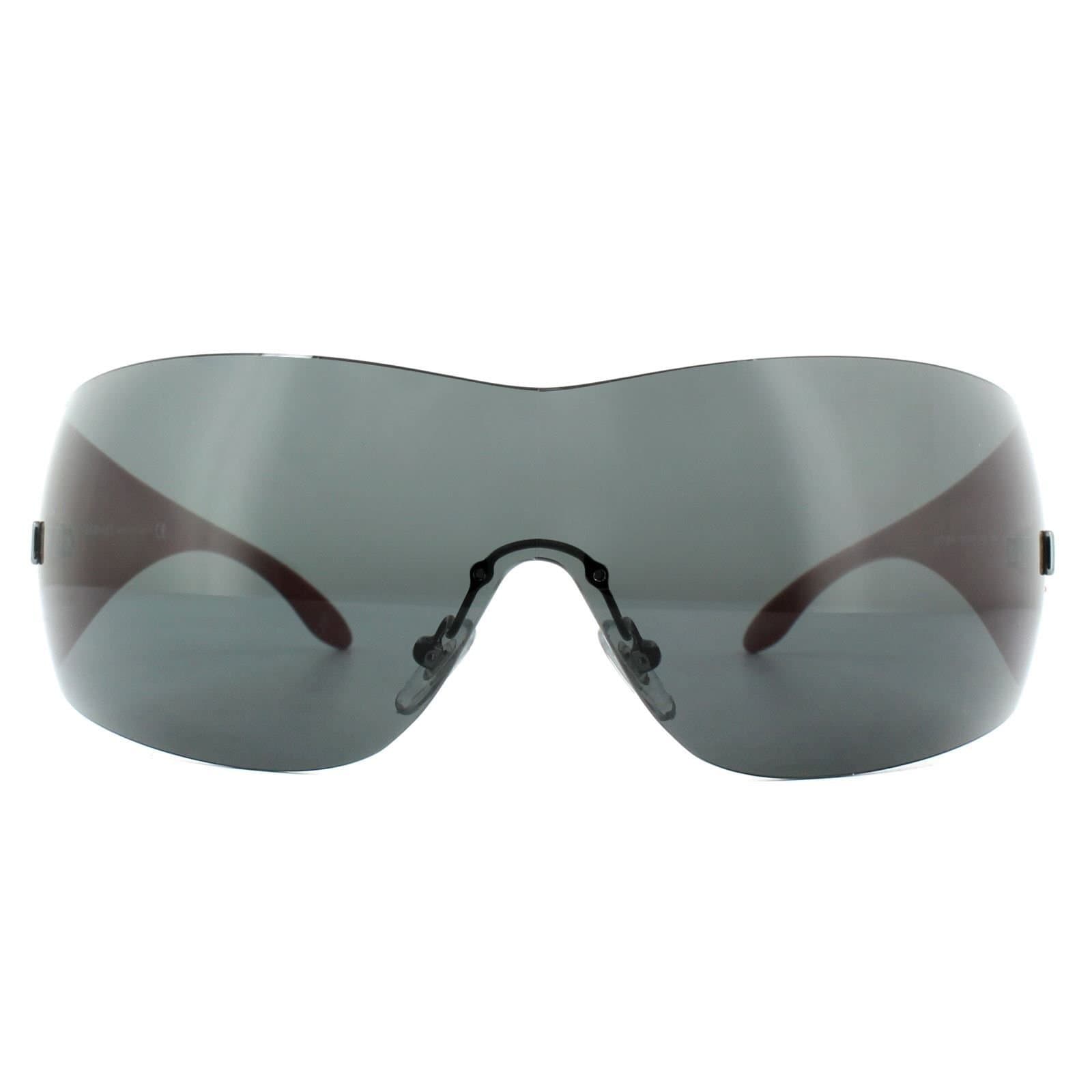 Versace Versace Women's Shield Gunmetal Grey Sunglasses
