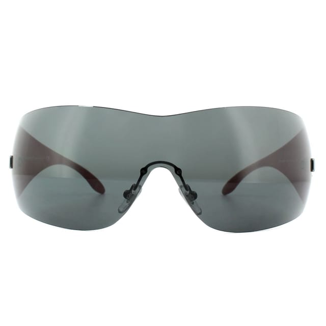 Versace Versace Women's Shield Gunmetal Grey Sunglasses - 2