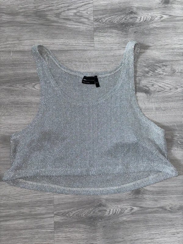 ASOS Design Glitter knit cropped tank top - 1