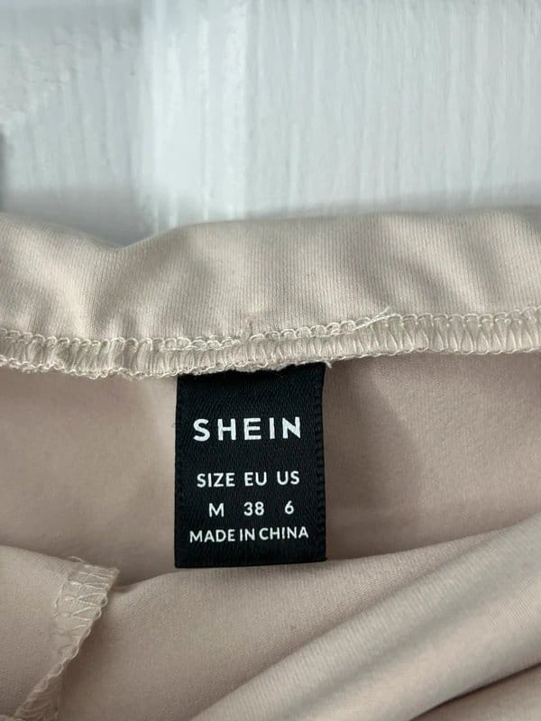 SHEIN Cream Mini Skirt
