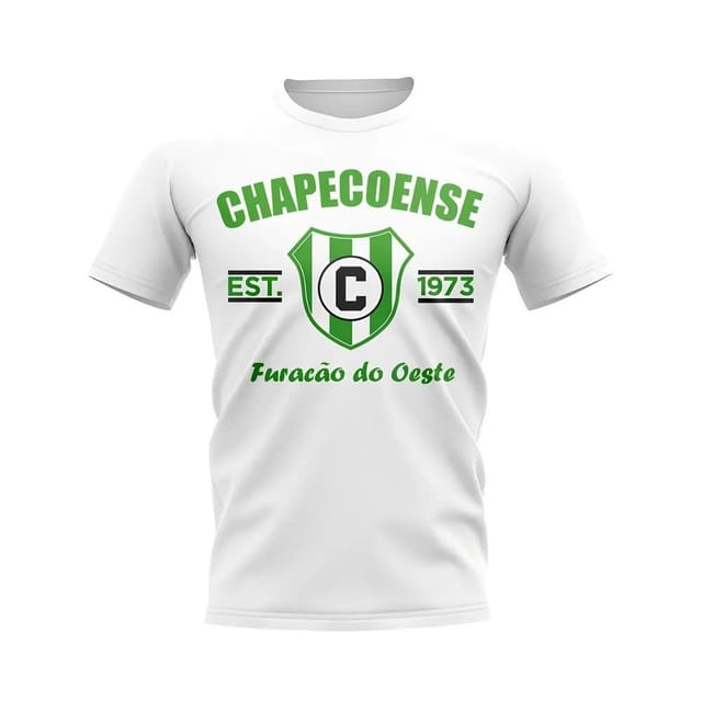 Chapecoense Chapecoense Men's Personalised Established Football T-Shirt White - 2