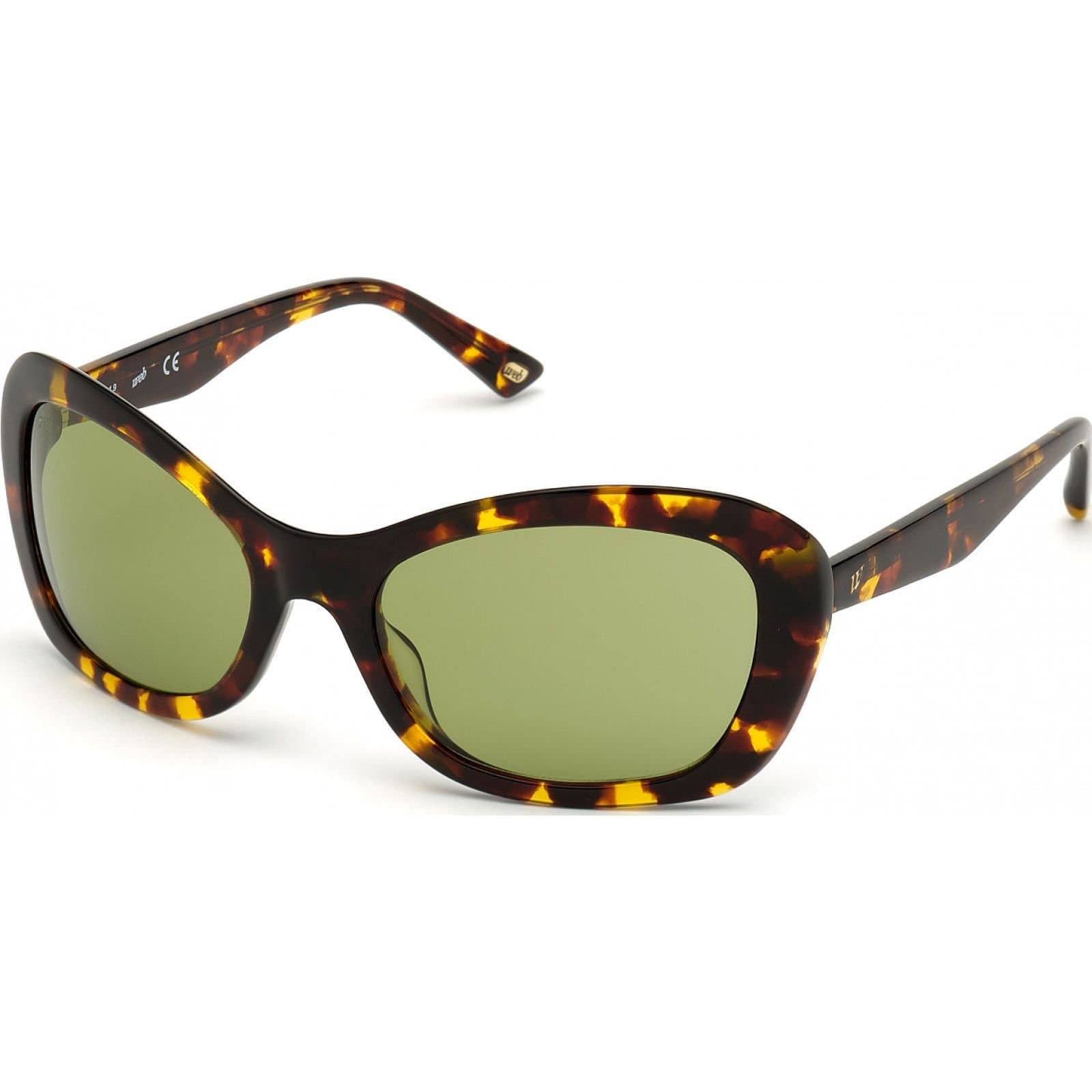 Web Eyewear Web Eyewear Women's WE0289-5652N Sunglasses in Green
