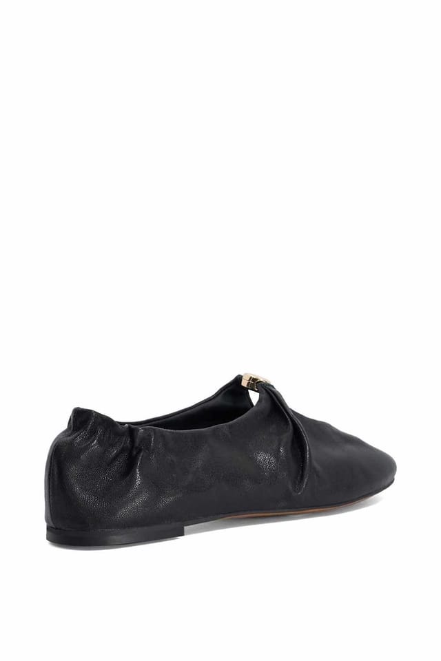 Dune London Dune London Women's 'Havella' Leather Ballet Pumps in Black - 3