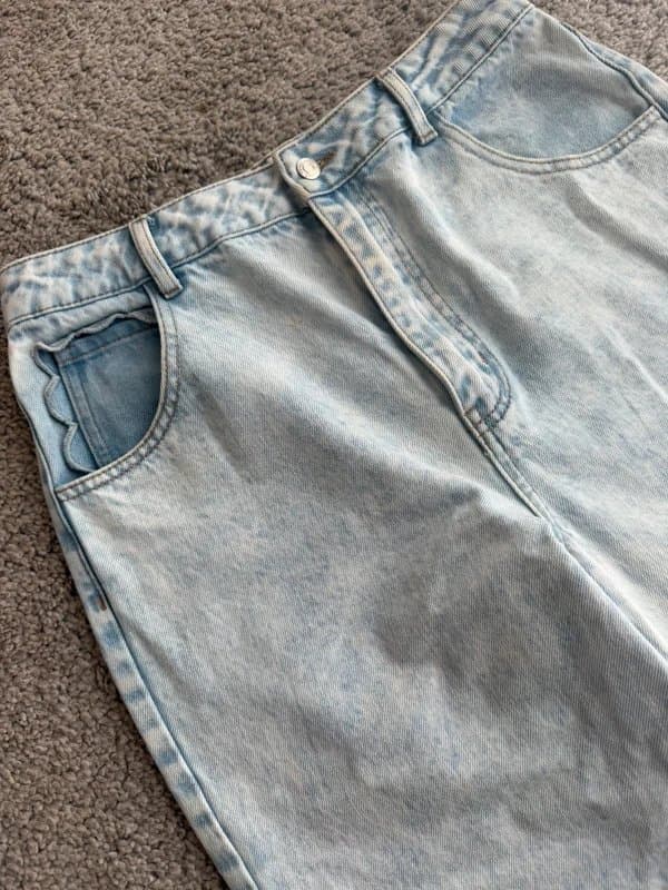 Never Fully Dressed Never fully dressed scalloped jeans