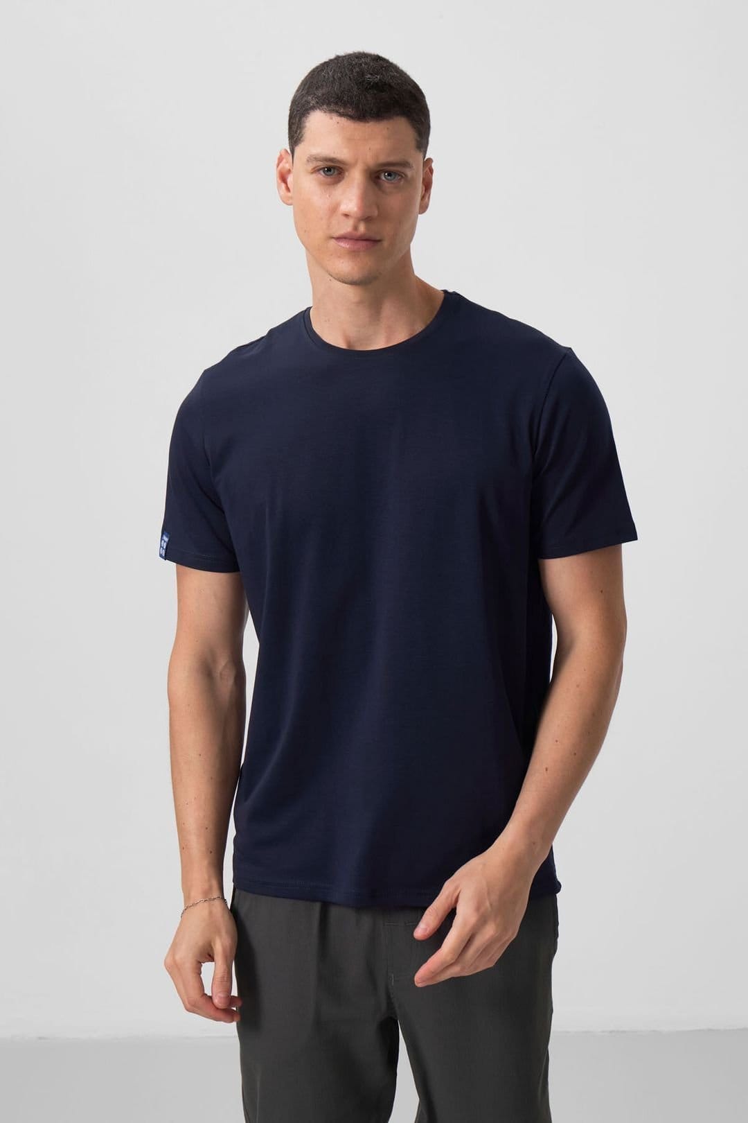 Tommy Life Tommy Life Men's Comfort Fit Crew Neck T-Shirt in White - 4