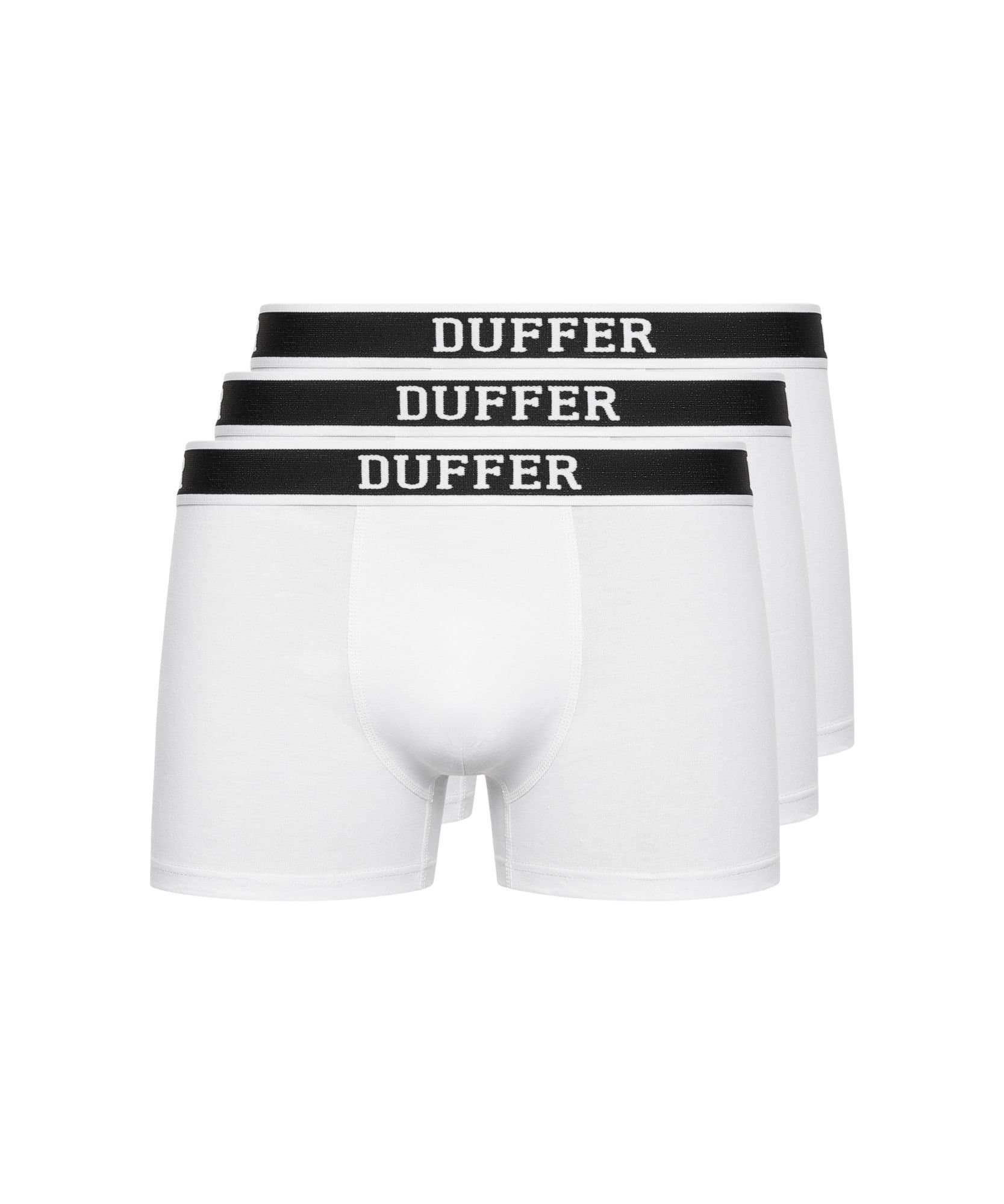 Duffer Duffer Men's Holloway Boxers 3pk in White