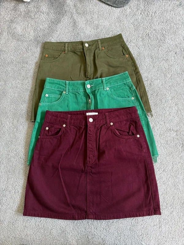 Topshop Topshop denim skirt size 10 bundle