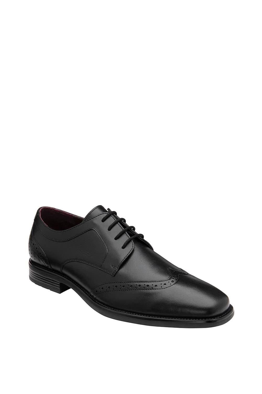 Lotus Lotus Men's Black 'Dartford' Leather Brogues