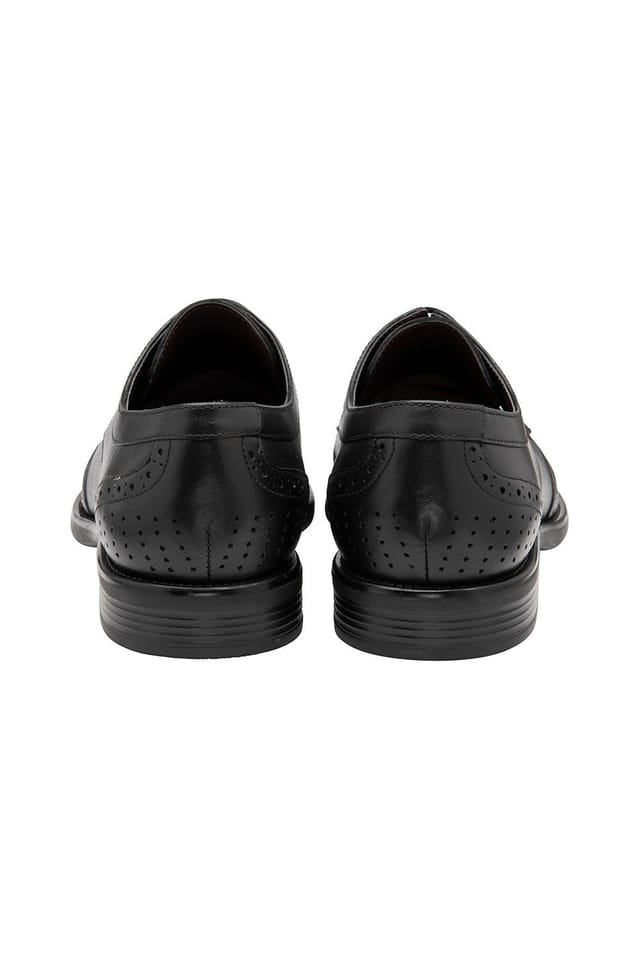Lotus Lotus Men's Black 'Dartford' Leather Brogues - 3